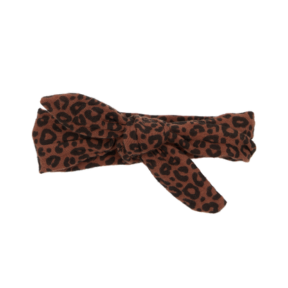 Bandeau poupée - Léopard marron