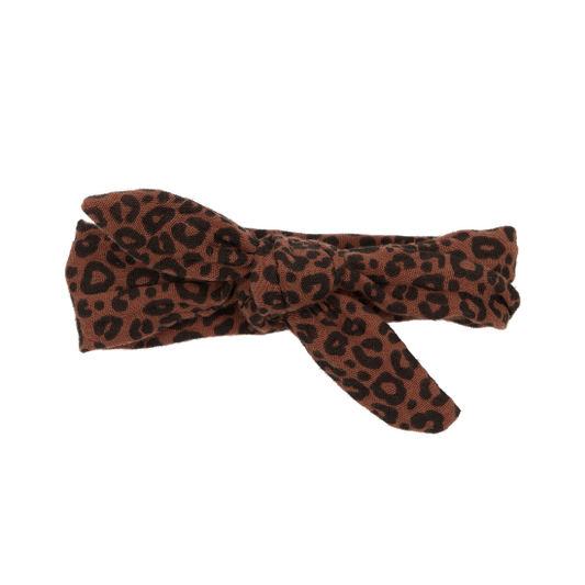 Bandeau poupée - Léopard marron