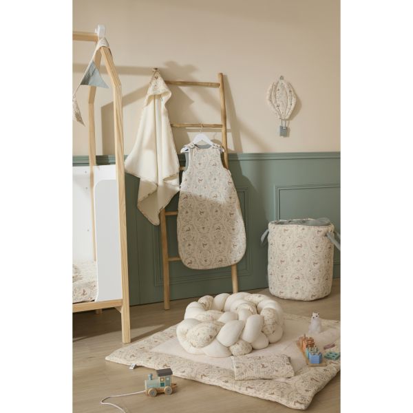 Cape de bain bambou avec gant - Secret cottage