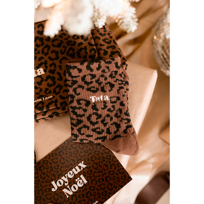 Chaussettes femme léopard - Tata