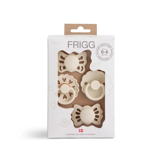 Premier pack de tétines - Floral Heart Cream