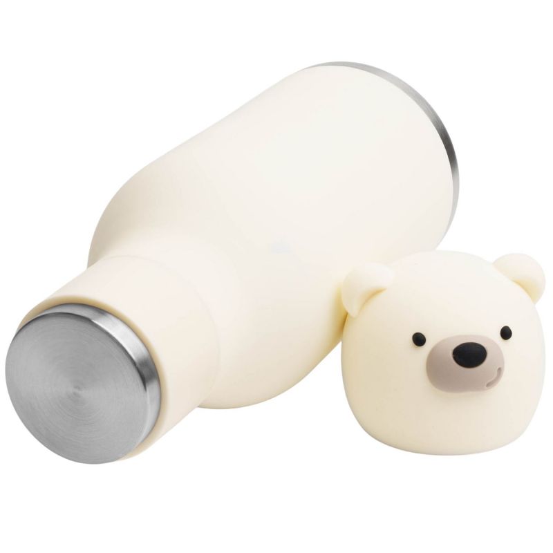 Gourde isotherme Bestie - Ours Blanc