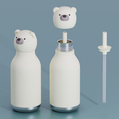 Gourde isotherme Bestie - Ours Blanc
