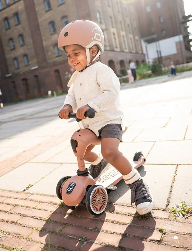 Porteur Trottinette Evolutif Highwaykick 1 Push and Go - Mocha