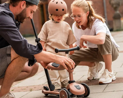 Porteur Trottinette Evolutif Highwaykick 1 Push and Go - Mocha