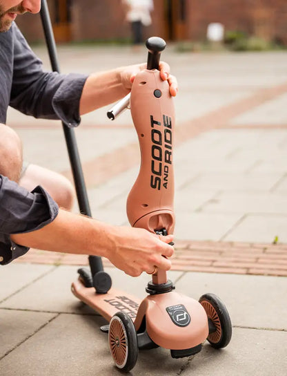Porteur Trottinette Evolutif Highwaykick 1 Push and Go - Mocha