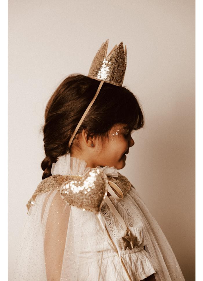 Déguisement " La Reine d'Or " - Couronne
