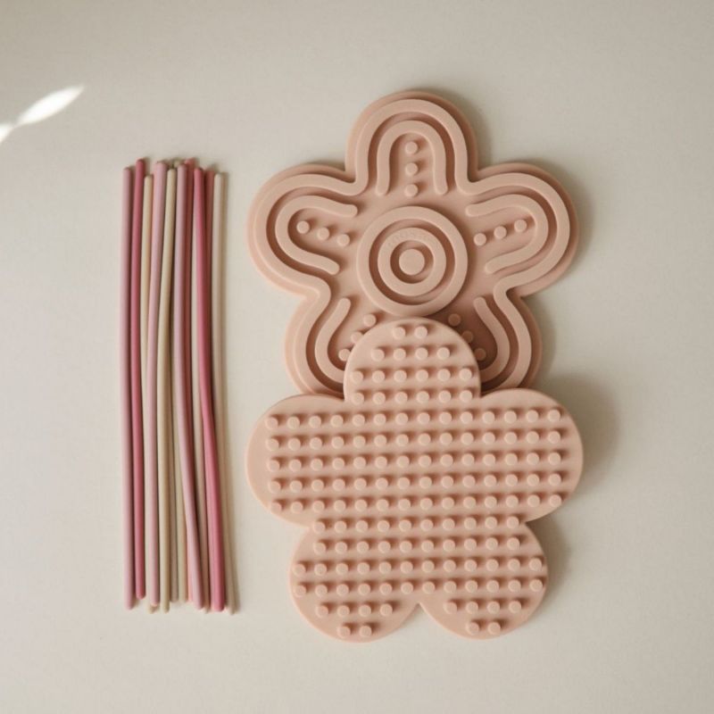 Jouet sensoriel en silicone Flower - Pastel