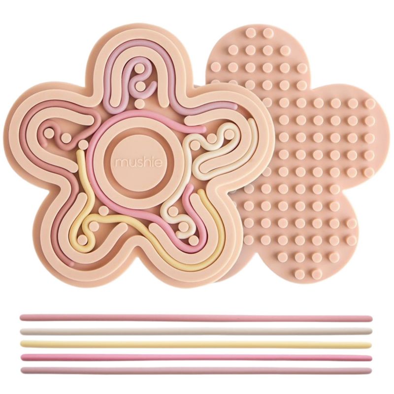Jouet sensoriel en silicone Flower - Pastel