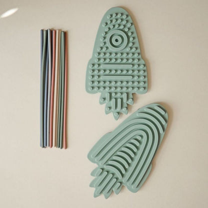Jouet sensoriel en silicone - Rocket