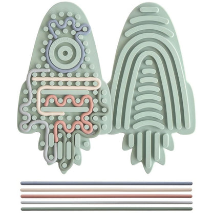 Jouet sensoriel en silicone - Rocket