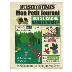 Livre d'éveil en tissus - Mon Petit Journal Crinkly