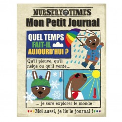 Livre d'éveil en tissus - Mon Petit Journal Crinkly