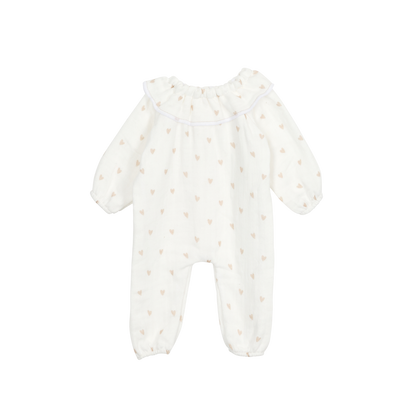 Tenue poupée - Gaze Petits Coeurs