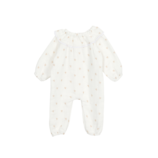 Tenue poupée - Gaze Petits Coeurs