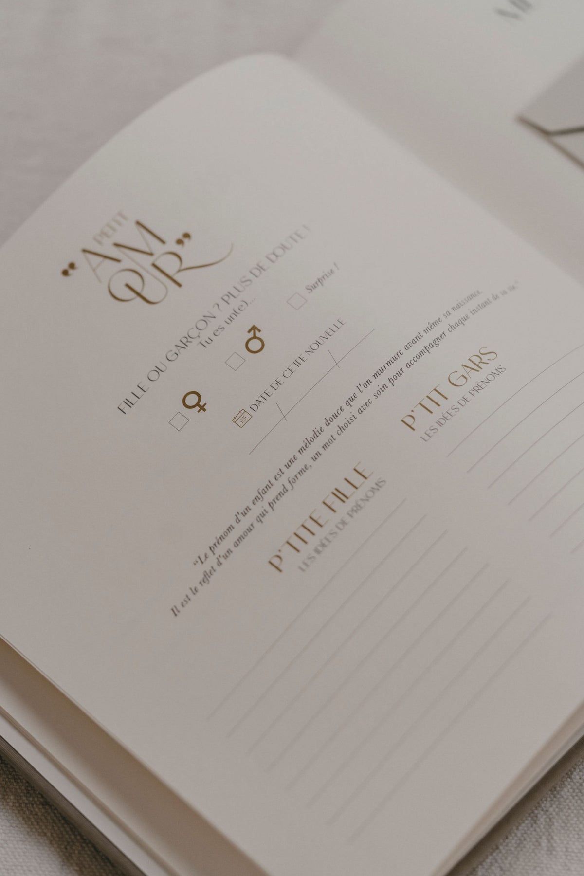 Livre de naissance - Pure Lin