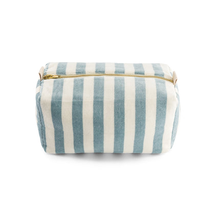Trousse De Toilette Vic Éponge - Rayée Bleu