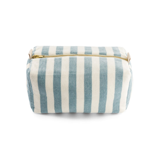 Trousse De Toilette Vic Éponge - Rayée Bleu