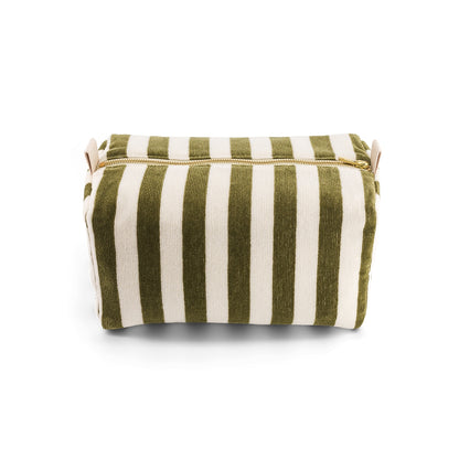 Trousse De Toilette Vic Éponge - Rayée Kaki