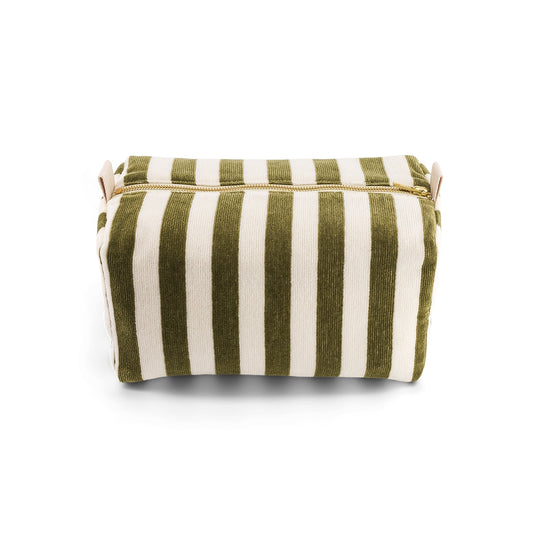 Trousse De Toilette Vic Éponge - Rayée Kaki