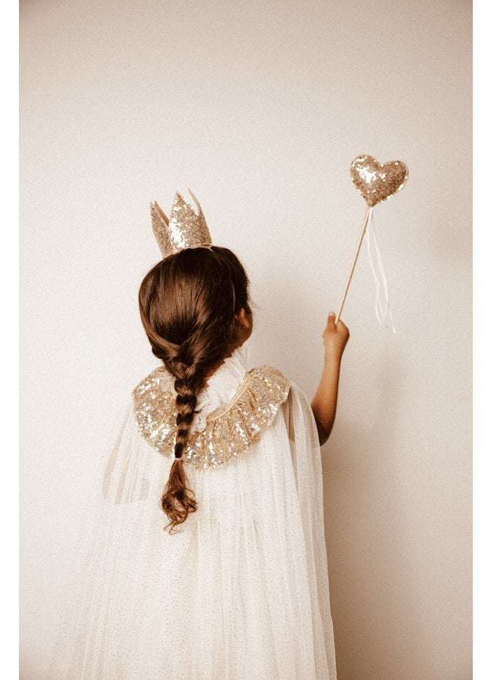 Déguisement " La Reine d'Or " - Cape
