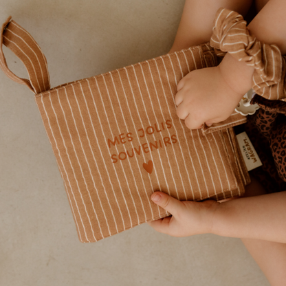 Mini album photo - Gaze Rayures fines