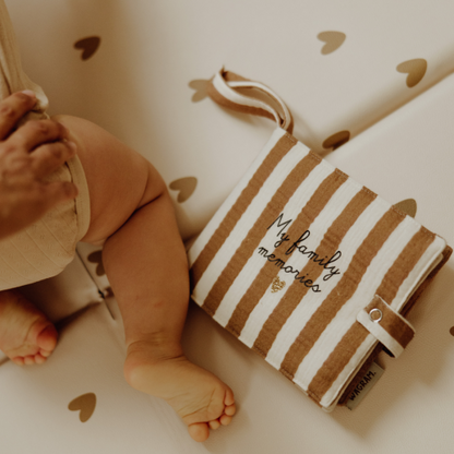 Mini album photo - Gaze rayures larges