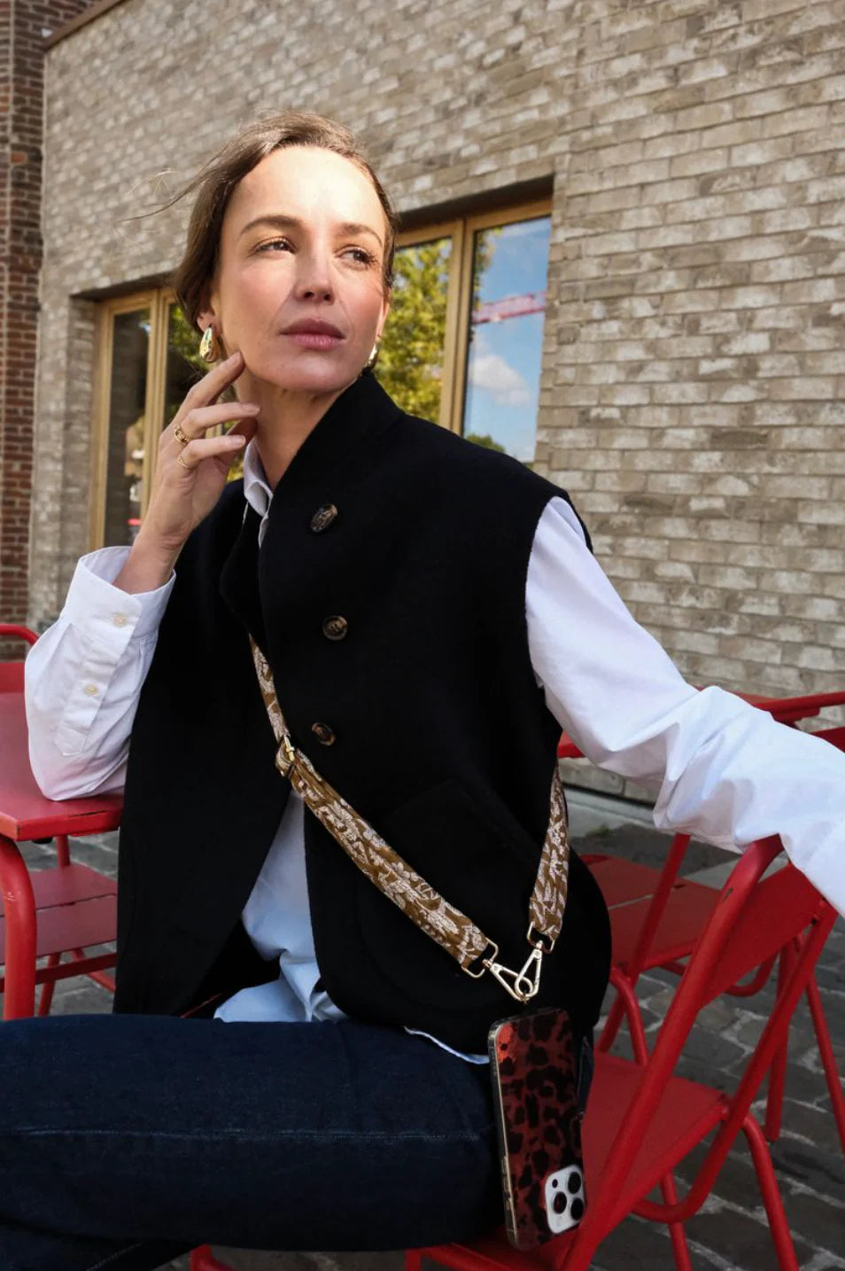 Cordon De Téléphone - Olive