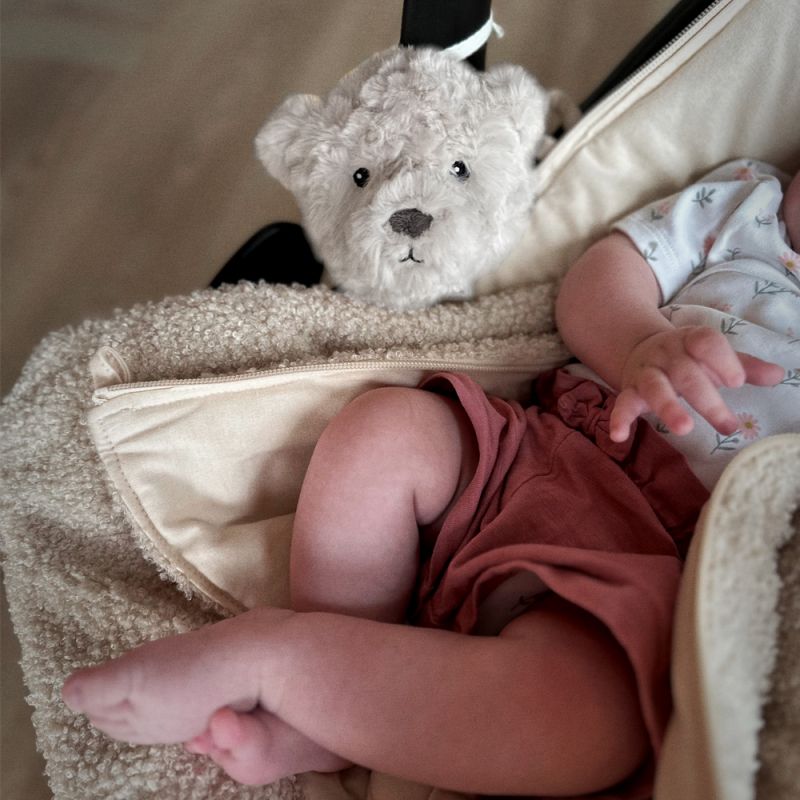 Peluche Bruits Blancs Nomade - Ours blanc