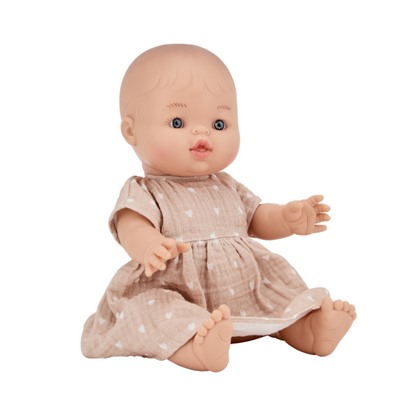 Robe poupée - Petits coeurs