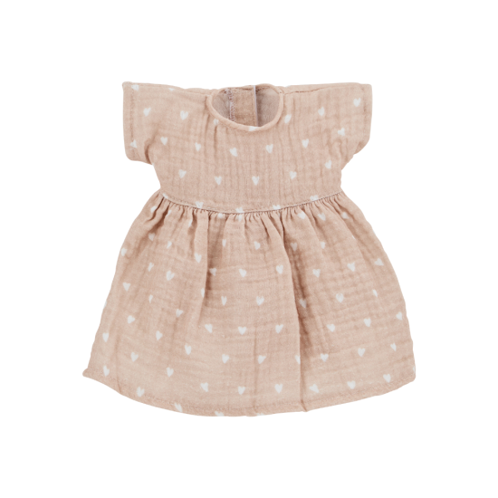 Robe poupée - Petits coeurs