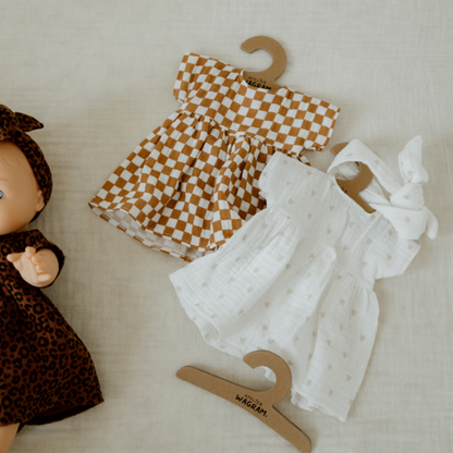 Robe poupée - Blanc / Coeurs