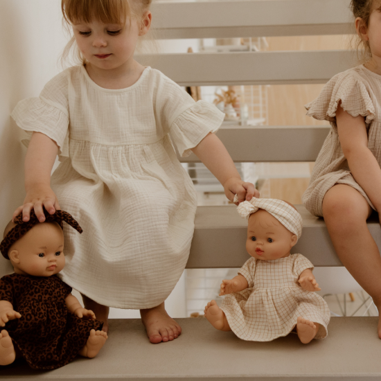 Robe poupée - Petits carreaux