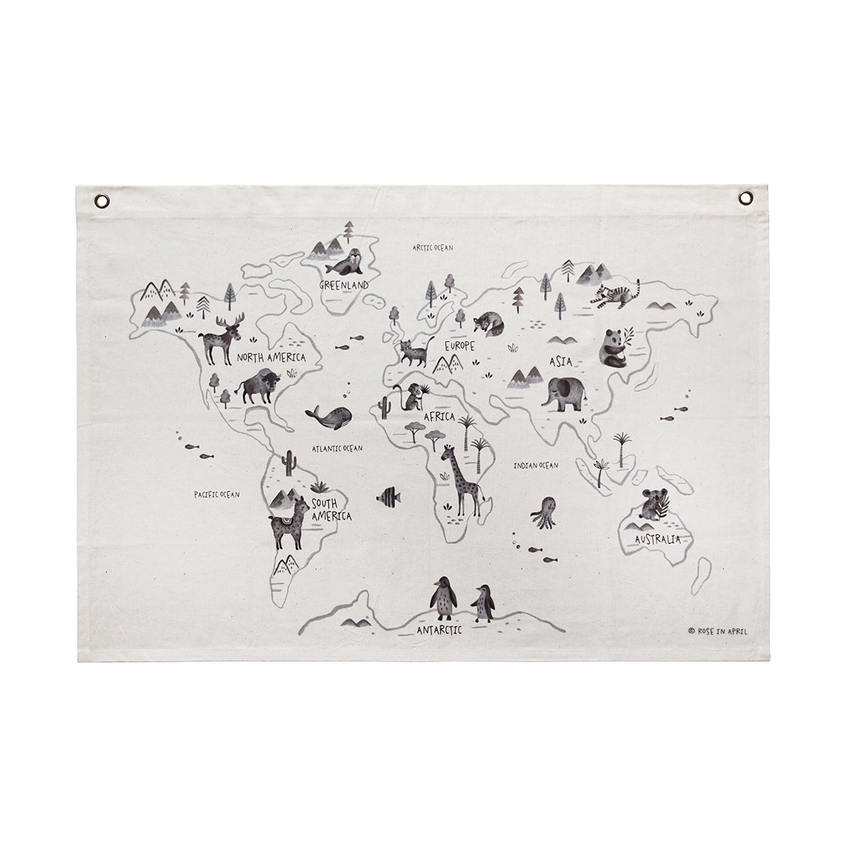 Affiche - Carte du monde