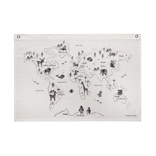 Affiche - Carte du monde