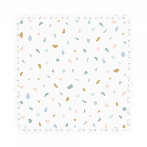 Tapis puzzel, boîte de rangement & mini maison - Village