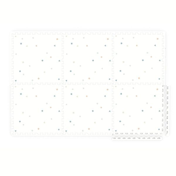 Tapis puzzel, boîte de rangement & mini maison - Worldmap