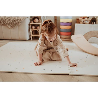 Tapis puzzel, boîte de rangement & mini maison - Worldmap