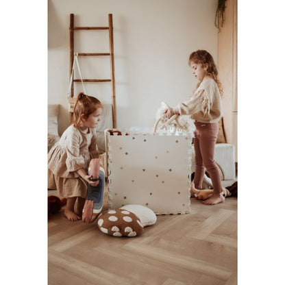 Tapis puzzel, boîte de rangement & mini maison - Worldmap
